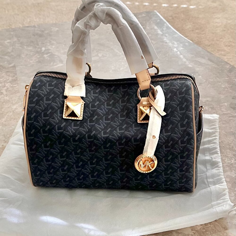 Michael Kors medium Grayson duffle bag style - Admiral Blue